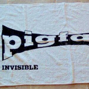 PIGFACE Bath TOUR TOWEL eam 1994 Promo Only Rare Large Ministry Wax Trax Industr